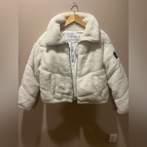 Calvin Klein  Cream Puffer Jacket